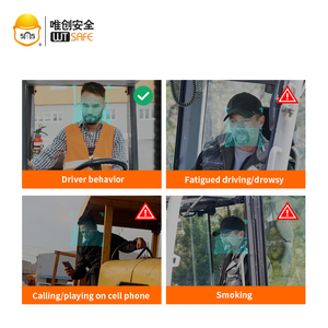 AI dựa trên ADAS cho loader xe nâng đảo ngược máy ảnh cho người đi bộ gần hệ thống cảnh báo điểm mù phát hiện va chạm chia màn hình - Product Image 4