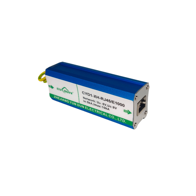High Quality RJ45 Ethernet Surge Protector Network SPD  Gigabit Ethernet RJ45 Lan 1000Mbps Cat6 POE Surge protection Device