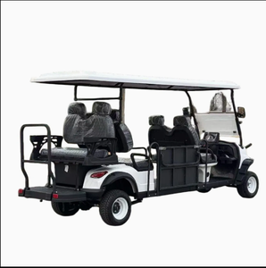 Electric <b>Golf</b> Cart with Ramp 6-Seater Lithium Battery 24km/h 300kg Load Capacity 4 Wheels for Enhanced Usability - Product Image 4