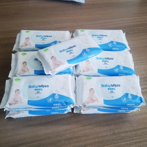 Toallitas Húmedas para Bebé de Marca Personalizada OEM, Sin Tejido, Hipoalergénicas y Sin Alcohol, Certificadas por la CE, Suaves, Venta al Por Mayor - Product Image 4