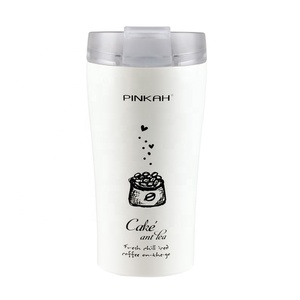 Taza <span class=keywords><strong>de</strong></span> viaje <span class=keywords><strong>de</strong></span> acero inoxidable 350, vaso reutilizable con patrón personalizado <span class=keywords><strong>de</strong></span> pintura <span class=keywords><strong>de</strong></span> 18/8 ml y 12oz - Product Image 2