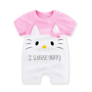 ชุดรอมเปอร์เด็กออร์แกนิคผ้าฝ้ายลายการ์ตูน ขายส่งเสื้อผ้าเด็กจากโรงงานผู้ผลิตในจีน - Product Image 5