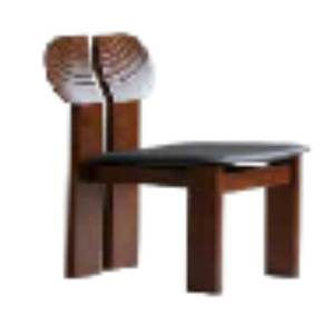 Chaise de salle à manger en bois moderne et simple 37798 - Product Image 1