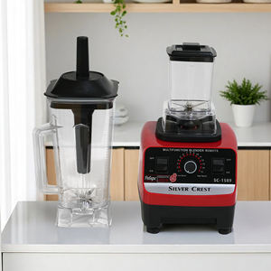 Zilveren Kuif 4500W Commerciële Elektrische Blender Machine <span class=keywords><strong>2l</strong></span> Grote Capaciteit 2in1 Juicer Mixer Grinder Zwaar Voor Gebruik Buitenshuis Rv - Product Image 4
