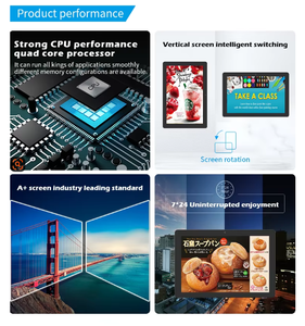 Pantalla de señalización digital LCD OEM de 24 y 27 pulgadas, reproductor de póster publicitario, tableta Android de negocios, pantalla táctil Wifi, tablero de menú minorista - Product Image 5