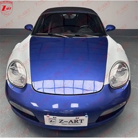 Aile avant ventilée en carbone sec Z-ART 987 GT2 RS pour Porsche 987.1 Boxster Cayman 2005-2008, pièces de tuning