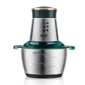 Hachoir à viande électrique multifonctionnel en acier inoxydable de 2 L, conforme aux normes européennes, pour la cuisine domestique - Product Image 1
