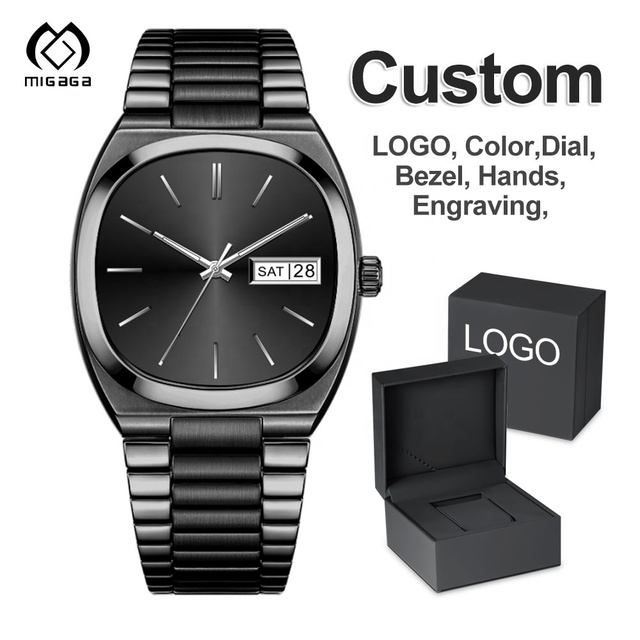 OEM ODM Factory Latest Version 42mm Stainless Steel 904L Luminous Quartz Waterproof Watch
