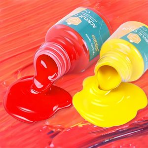 Gardez le sourire Non toxique 6 couleurs artiste <span class=keywords><strong>Gouache</strong></span> couleur <span class=keywords><strong>peinture</strong></span> ensemble pour débutants enfants papier <span class=keywords><strong>peinture</strong></span> - Product Image 5