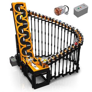 Mould King 26004, 26008, Juguete de Construcción de Animales de Plástico ABS, Línea de Ensamblaje de Bolas Pequeñas, Fábrica de Bolas Pequeñas - Ensamblaje de Escalones Arcoíris - Product Image 6