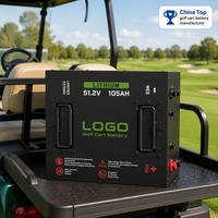 Fabricant de batteries au lithium pour voiturettes de golf Lithmate, batteries LiFePO4 36V 48V 72V 105Ah, solutions OEM ODM personnalisées