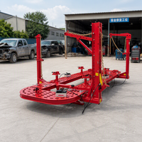 OBEC Machine de redressage de châssis robuste 15T pour camions, équipement de réparation de carrosserie hydraulique pour atelier de carrosserie