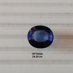 Zafiro Azul Cultivado en Laboratorio, Corte Ovalado, Gema Suelta de Calidad Premium para Joyería Fina, para la Elaboración de Joyas - Product Image 4