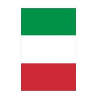 Vente en gros de drapeaux à cordes avec motifs italiens 14*21cm, impression numérique sur polyester