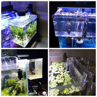 Dophin BB10 BB11 plastica acrilico incubatore esterno scatola di isolamento con pompa ad acqua esterno acquario acquario acquario