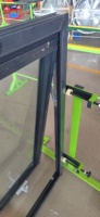 Ventana de Aluminio con Doble Acristalamiento, Insonorizada e Impermeable, de Apertura Superior, para Renovaciones Residenciales, Mejora, Reequipamiento, Reemplazo