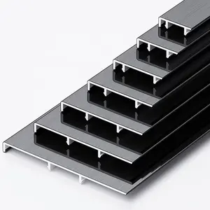 Modern Baseboard Stainless Steel Baseboard Metal Molding Stainless Steel Wall Edge Line Baseboard