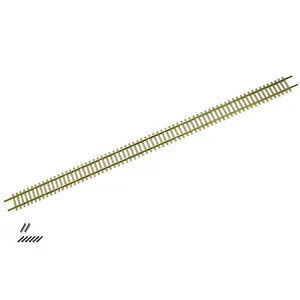 HP27HO Model Train Railway HO Scale 1:87 Tracks Flexible Rail 46cm with Rail Joiners Screws