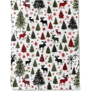 Christmas Snowman Santa Reindeer Flannel <b>Blanket</b> Throw <b>Blanket</b> Nap <b>Blanket</b> Xmas Gift Holiday Decor Fade Resistant Lightweight - Product Image 3