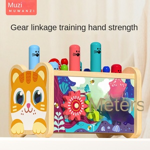 MENG MEOW Gioco Educativo in Legno per Bambini, Puzzle Spaziale Whack-A-Mole, da 5 a <span class=keywords><strong>7</strong></span> <span class=keywords><strong>Anni</strong></span>, Migliora la Coordinazione Occhio-Mano - Product Image 5