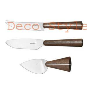 Ensemble de fromage en bois Ensemble de fromage en acier inoxydable - Product Image 1