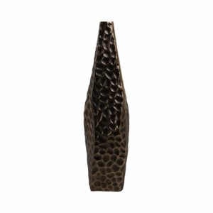 Vaso Decorativo in Metallo Asimmetrico, Vaso Moderno Scultoreo per Fiori, per Soggiorno, Ufficio, Decorazione da Tavolo - Product Image 4