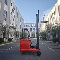 Chariot élévateur électrique compact à 3 roues YONGJIELI CQDS20, alimenté par batterie au plomb-acide, pour la manutention de matériaux en entrepôt