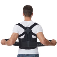 Support dorsal universel réglable, respirant, invisible, correcteur de posture sous les vêtements pour une utilisation quotidienne, redresse le dos