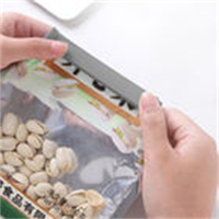 Pain puce lait en poudre thé grains de café longue poignée Portable en plastique pour café nourriture Snack deux sacs de taille étanchéité Cliptka stockage