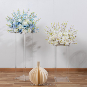 Fleurs artificielles en gros, roses et orchidées en soie multicolores, boule de fleurs pour centre de table de <span class=keywords><strong>mariage</strong></span>, décoration d'allée de <span class=keywords><strong>mariage</strong></span> - Product Image 2