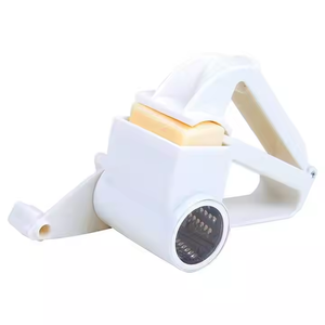 Râpe à légumes multifonctionnelle en acier inoxydable, râpe rotative manuelle, trancheuse à pommes de terre, forme de rouleau, poignée en acier inoxydable - Product Image 4