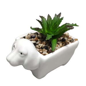 Ceramic Pottery Leather Strap Plant Pots Flower Pots Planters Garden Animal Ceramic Used with Flower/green Plant Modern