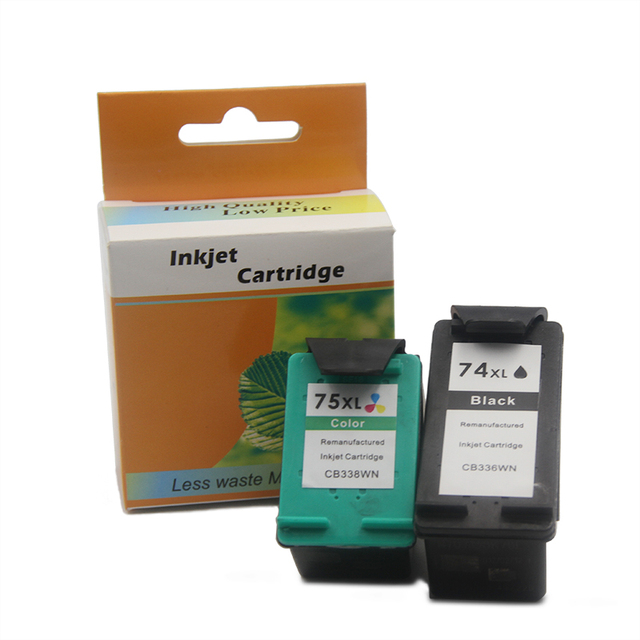 Supercolor 74XL 75XL Ink Cartridge for HP C5280 Officejet All in One 5700 D4260 C4480 4385 C5280 C4345 Printer