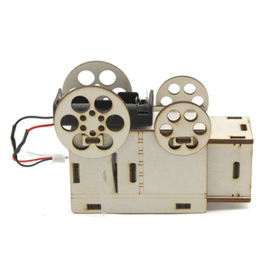 Wooden Slide Projector Diy Science Kit For Kids <b>Education</b> <b>Toy</b> 7-9 Years Old - Product Image 2