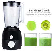 Mixeur à smoothies 650W, broyeur de poudre sèche et humide 2 en 1, machine à mélanger pour épices, céréales, herbes