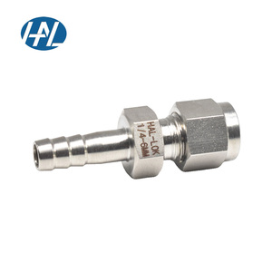 Conector de Tubo de Compresión de Acero Inoxidable con Conector de Manguera de 3/8\", Aplicaciones de <span class=keywords><strong>Gas</strong></span> - Product Image 1