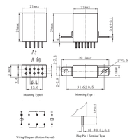 Relais de maintien magnétique hermétique DPDT JMX-25M RPS-32A RPS-32B 1A 2A 28VDC pour applications militaires, aérospatiales et industrielles