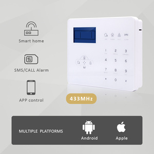 Systèmes d'<span class=keywords><strong>alarme</strong></span> domestiques 4G GSM PSTN 433/868 MHz ST-IIIB, <span class=keywords><strong>alarme</strong></span> 110 dB, systèmes d'<span class=keywords><strong>alarme</strong></span> en français et en anglais avec capteur de porte et télécommande - Product Image 3