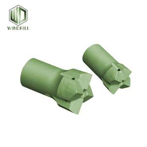 Bocado transversal afilado 46mm para 22 mm (7/8 ") Hex. Rod 7 ° Taper Angle Pequeno Buraco Blasting Rock Broca - Product Image 2