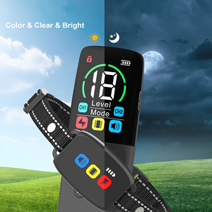 Nouveau chien aboiement contrôle E collier étanche <span class=keywords><strong>Anti</strong></span> aboiement collier bip animal Vibration et choc chien aboiement formation collier dispositif - Product Image 2