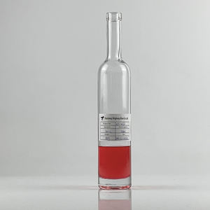 Botellas de licor exóticas personalizadas 500ml 700ml 750ml 1000ml Botella de licor de vidrio vacía con corcho <span class=keywords><strong>Gin</strong></span> Glass Bottle Factory - Product Image 6