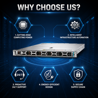 Servidor en Rack Dell PowerEdge R470 1U de Alto Rendimiento con Procesador Xeon 6 de 144 Núcleos para Virtualización en la Nube