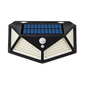 Luz de pared con Sensor humano <span class=keywords><strong>para</strong></span> patio y jardín al aire libre, carga Solar, brillo inteligente, ajuste automático, 4 lados luminosos - Product Image 1