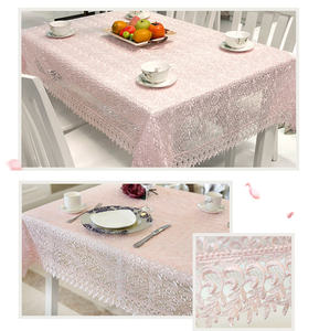 <span class=keywords><strong>Tovaglia</strong></span> con ricamo floreale ricamato a mano moderno in <span class=keywords><strong>pizzo</strong></span> bianco - Product Image 5