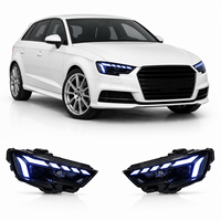 Faros Delanteros LED Universales de Repuesto de 6000K para Audi A3 2013-2020, 12V, Carcasa Duradera de ABS, Conexión Rápida
