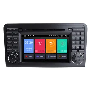 Autoradio 2 Din DSP Android 9.0 2G 32G araç DVD oynatıcı GPS için Mercedes Benz ML GL W164 ML350 ML500 GL320 Stereo navigasyon IPS ekran