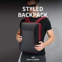 Sac à dos unisexe Eastshine en EVA rigide, imperméable, avec fermeture éclair, en polyester, tendance, cool, grande capacité, décontracté, pour ordinateur portable de jeu 15,6 pouces