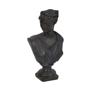 Scultura classica in poliresina a forma di busto per decorare casa e ufficio - Product Image 2