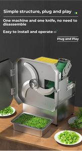 Hachoir automatique économique pour fruits, oignons et légumes à feuilles – Machine à couper - Product Image 6