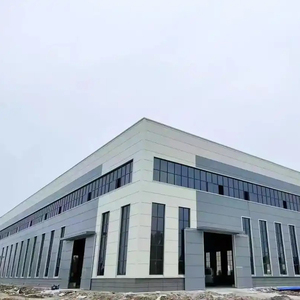 Bâtiment d'usine et d'entrepôt préfabriqué en structure d'acier moderne <span class=keywords><strong>pour</strong></span> applications scolaires et sportives - Product Image 1